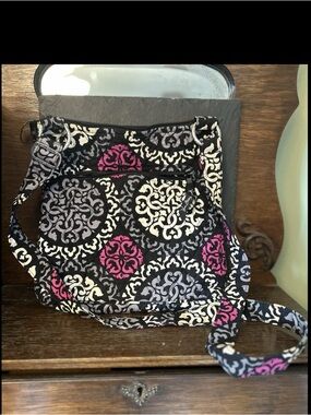 Vera Bradley- Magenta Hipster Quilted Crossbody Bag